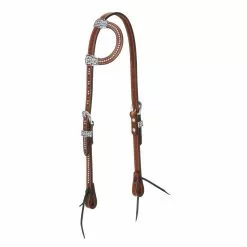 Weaver Leather Austin Flat Sliding Ear Headstall, 10-0351