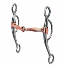 Weaver Leather All Purpose Horse Bit, 5 in. Copper-Plated Mouth, 25-5126