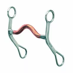 Weaver Leather All-Purpose Bit, 4-1/2 in. Medium Port Copper Mouth, 25-5802