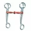 Weaver Leather Tom Thumb Snaffle Horse Bit, 5 in. Copper Mouth, Stainless Steel - 6 in. Cheek, 25-5850