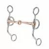 Weaver Leather Professional Argentine Horse Bit, 5 in. Copper Snaffle Mouth, 25-5883