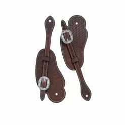 Weaver Leather Basin Cowboy Spur Straps, 30-0174-BR