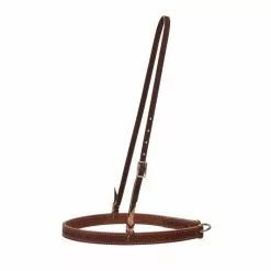 Weaver Leather Barbed Wire Noseband, Brown, 30-1078