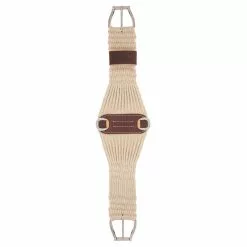 Weaver Leather 100% Mohair 27-Strand Roper Cinch with Jeremiah Watt Hardware, 35-2436-28