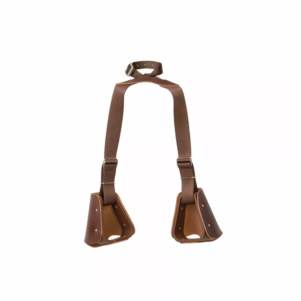 Weaver Leather Lil Dude Stirrups, Brown Nylon, 35-3025 1 Weaver Leather Lil Dude Stirrups, Brown Nylon, 35-3025