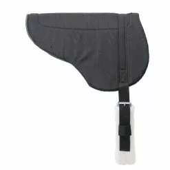 Weaver Leather Herculon Bareback Pad with Tacky-Tack Bottom, Black