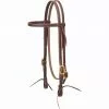 Weaver Leather Working Cowboy Browband Headstall, 5/8 in., Solid Brass