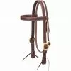 Weaver Leather Working Cowboy Browband Headstall, 1 in., Solid Brass, 10-0501