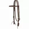 Weaver Leather Working Cowboy Browband Headstall, 5/8 in., Stainless Steel, 10-0506