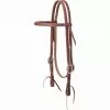 Weaver Leather Working Cowboy Economy Browband Headstall, 3/4 in., Stainless Steel, 10-0515