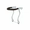 Weaver Leather Stainless-Steel Pony Hackamore with Gum Rubber-Covered Bike Chain Noseband, 25-1080