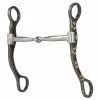 Weaver Leather Professional Shank Horse Bit with 5 in. Sweet Iron Snaffle Mouth, 25-1851