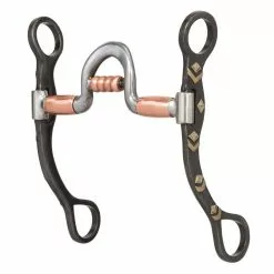 Weaver Leather Professional Shank Horse Bit with 5 in. Sweet Iron Spoon Mouth, 25-1854