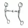 Weaver Leather Tom Thumb Snaffle Horse Bit, 5 in. Mouth, Chrome-Plated, 25-3120