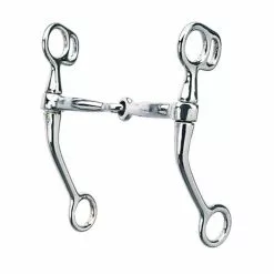 Weaver Leather Tom Thumb Snaffle Horse Bit, 5 in. Mouth, Chrome-Plated, 25-3120