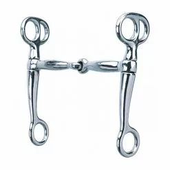 Weaver Leather Tom Thumb Snaffle Bit with 5 in. Mouth, Stainless Steel, 25-5110