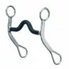 Weaver Leather All Purpose Stainless-Steel Curb Horse Bit, 5 in. Sweet Iron Medium Port Mouth, 25-5289