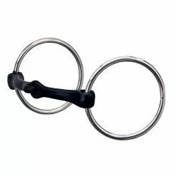 Weaver Leather All Purpose Ring Snaffle Horse Bit, 5 in. Sweet Iron Mouth, 25-5519