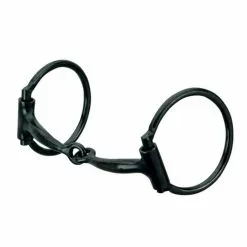 Weaver Leather All Purpose Offset Dee Horse Bit, 5 in. Mouth with Copper Inlay, 25-5745