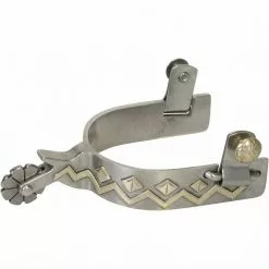 Weaver Leather Men's Spur with Replaceable Rowels, Aztec Pattern, 25-7761