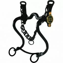 Weaver Leather Reenactment Bit, 5 in. Sweet Iron Low Port Mouth, 25-8640