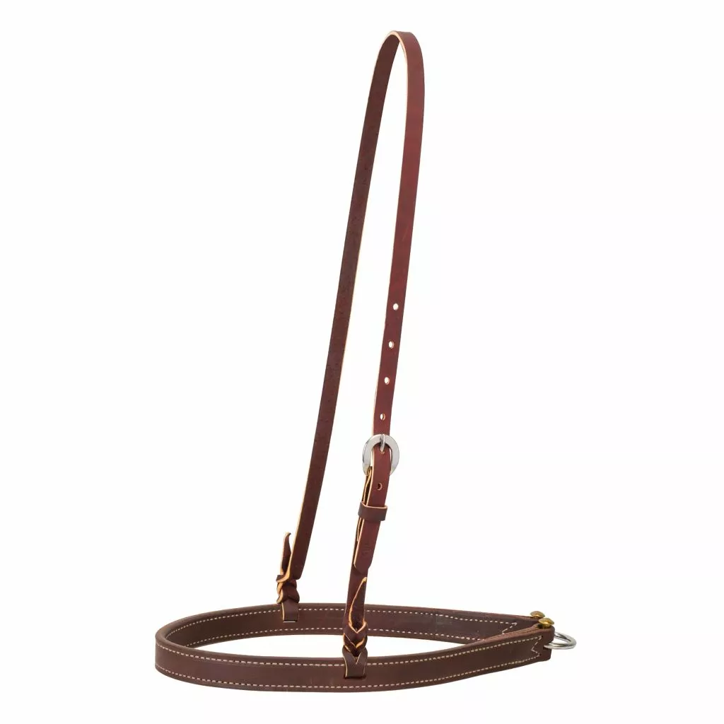 Weaver Leather Working Cowboy Noseband, Golden Chestnut, 30-0130 1 Weaver Leather Working Cowboy Noseband, Golden Chestnut, 30-0130