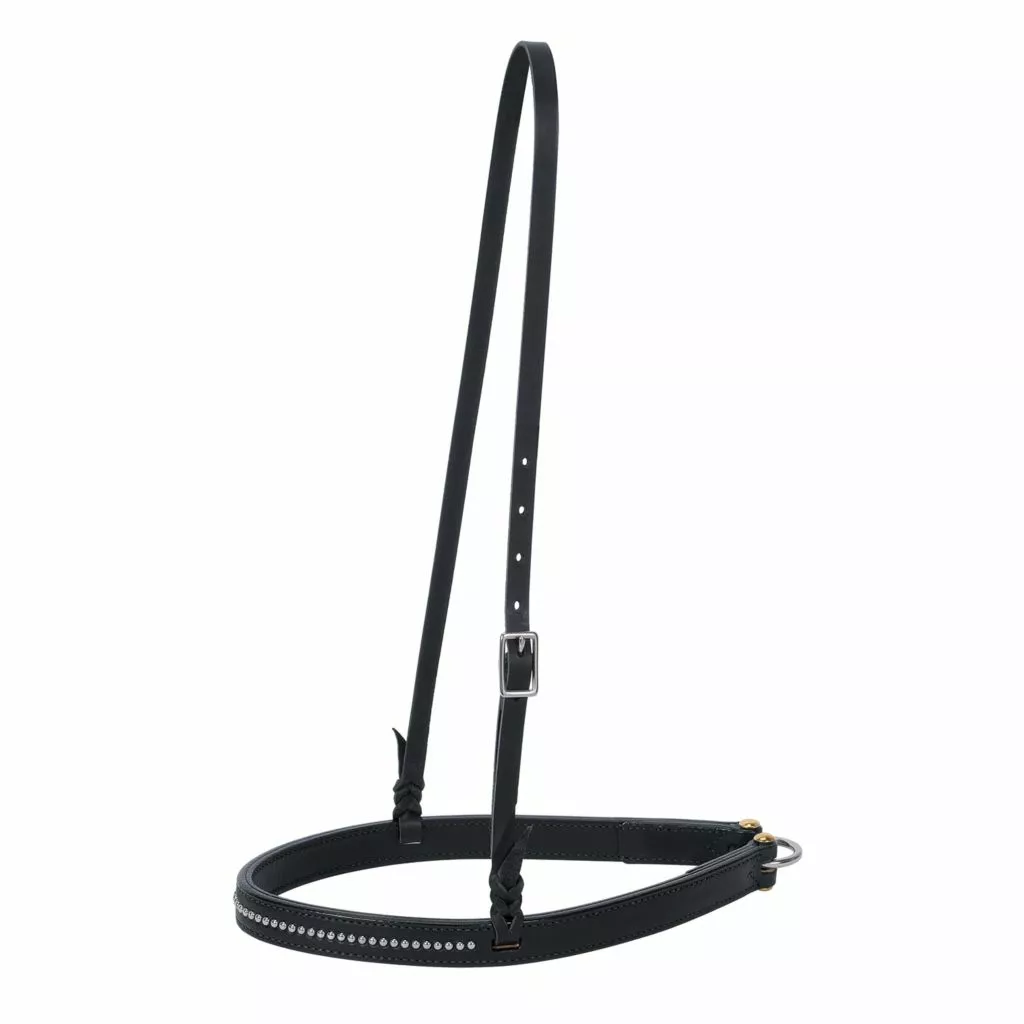 Weaver Leather Back in Black Noseband, 30-0587-BK 1 Weaver Leather Back in Black Noseband, 30-0587-BK