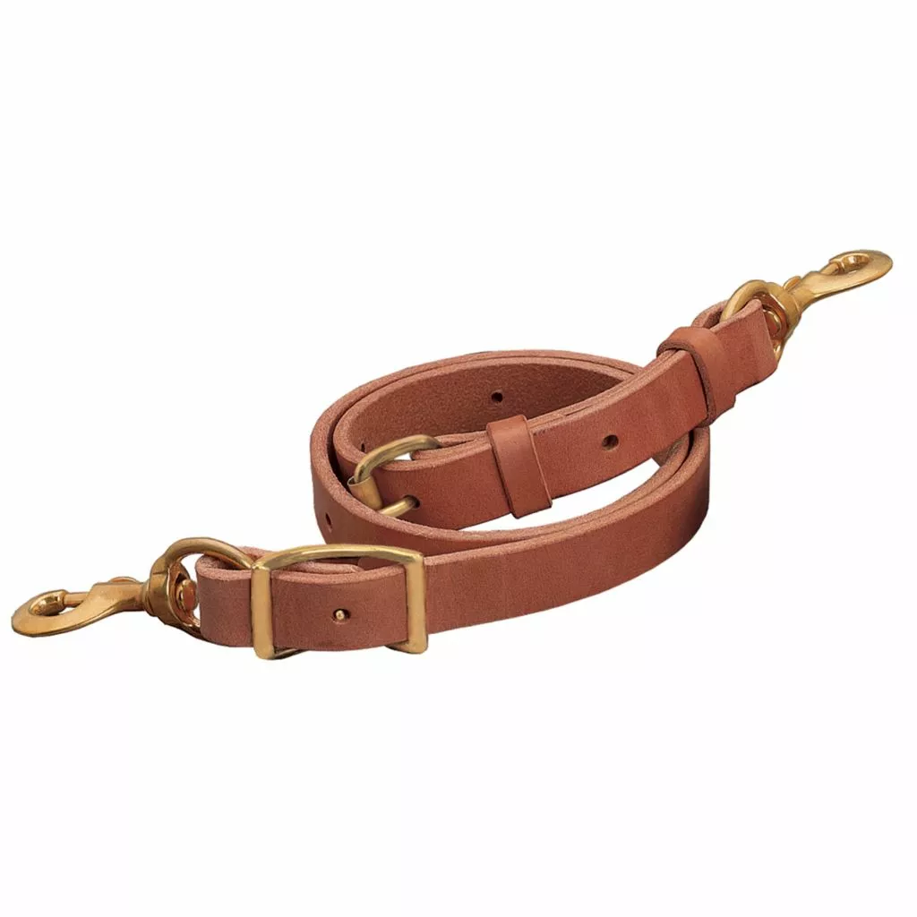 Weaver Leather Deluxe Leather Tie Down Strap, Russet 1 Weaver Leather Deluxe Leather Tie Down Strap, Russet