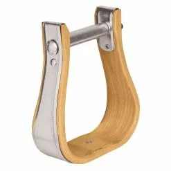 Weaver Leather Wooden Stirrups, Bell, 4-1/2 in. Tread, 30-0982-3