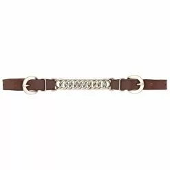 Weaver Leather Working Cowboy Single Link Chain Horse Curb Strap, 4-1/2 in., 30-1281