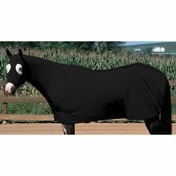 Weaver Leather EquiSkinz Horse Sheet, Four-Way Stretch Lycra, Medium Black, 35-1532-BK