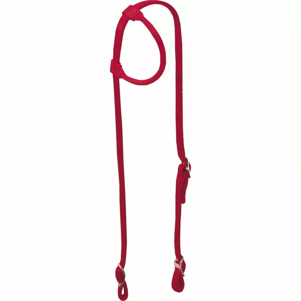 Weaver Leather Nylon Sliding Ear Headstall, 35-2015-LI 2 Weaver Leather Nylon Sliding Ear Headstall, 35-2015-LI - Image 2
