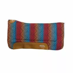 Weaver Leather All Purpose Contoured Saddle Pad, 30 in. x 30 in., Zig-Zag Pattern, 35-9303-H26