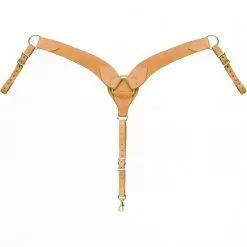 Weaver Leather Horizons Roper Breast Collar, Golden Brown