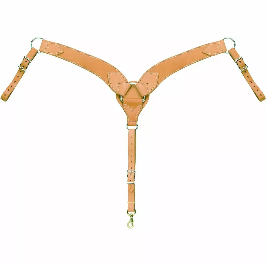 Weaver Leather Horizons Roper Breast Collar, Golden Brown 1 Weaver Leather Horizons Roper Breast Collar, Golden Brown