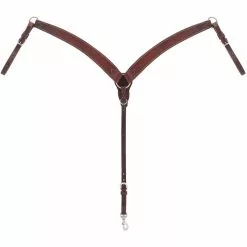 Weaver Leather Working Cowboy Contoured Breast Collar, Golden Chestnut, 40-1075