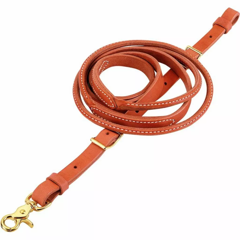 Weaver Leather Harness Leather Round Roper and Contest Rein, 3/4 in. x 8 ft., 50-1508 1 Weaver Leather Harness Leather Round Roper and Contest Rein, 3/4 in. x 8 ft., 50-1508