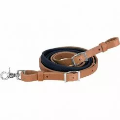 Weaver Leather Barrel Rein with Rubber Grip, 3/4 in. x 8 ft., 50-1740-PU
