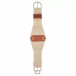 Weaver Leather Natural Blend 27 Strand Roper Smart Cinch with Roll Snug Cinch Buckle, T-35-2405-30
