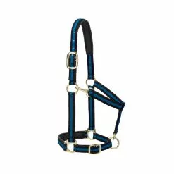 Weaver Leather Halter with Padded Adjustable Chin and Throat Snap, Striped Print, 35-7734-PK -Weaver Leather Sales Shop 1200988