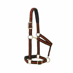 Weaver Leather Halter with Padded Adjustable Chin and Throat Snap, Striped Print, 35-7734-PK -Weaver Leather Sales Shop 1200992