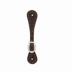 Weaver Leather Oiled Harness Leather Spur Straps with Spots, 30-0321