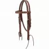 Weaver Leather Turquoise Cross Floral Carved 5/8 in. Pony Browband Headstall, 45-0146