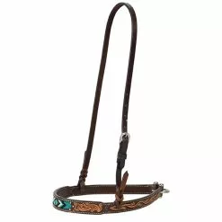 Weaver Leather Turquoise Cross Turquoise Beaded 1-1/4 in. Noseband, 45-0224