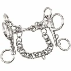 Weaver Leather Miniature Pelham Bit, 3-1/2 in. Snaffle Mouth, 25-5604