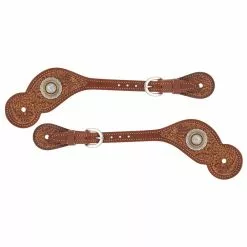 Weaver Leather Western Edge Men's Spur Straps, Sunset, 30-0187