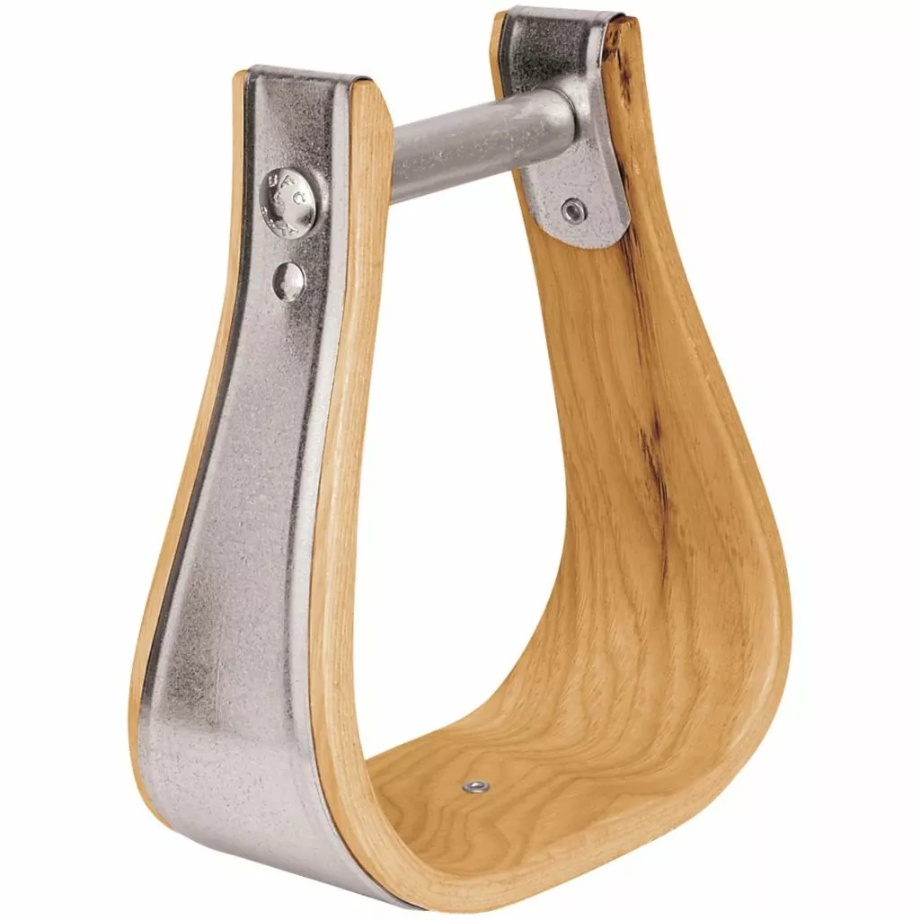 Weaver Leather Wooden Stirrups, Overshoe Bell 1 Weaver Leather Wooden Stirrups, Overshoe Bell