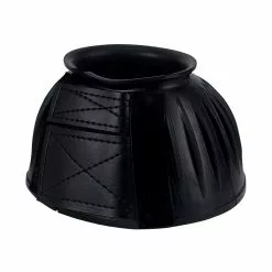 Weaver Leather Double Hook and Loop Horse Bell Boots, Black, 35-4250-XL