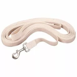 Weaver Leather Flat Cotton Lunge Line, 1 in. x 30 ft. with Snap