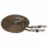 Weaver Leather Poly Rope Draw Reins, Brown, 35-2320-BR